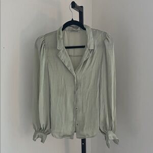 Only Light Green Women's Blouse
